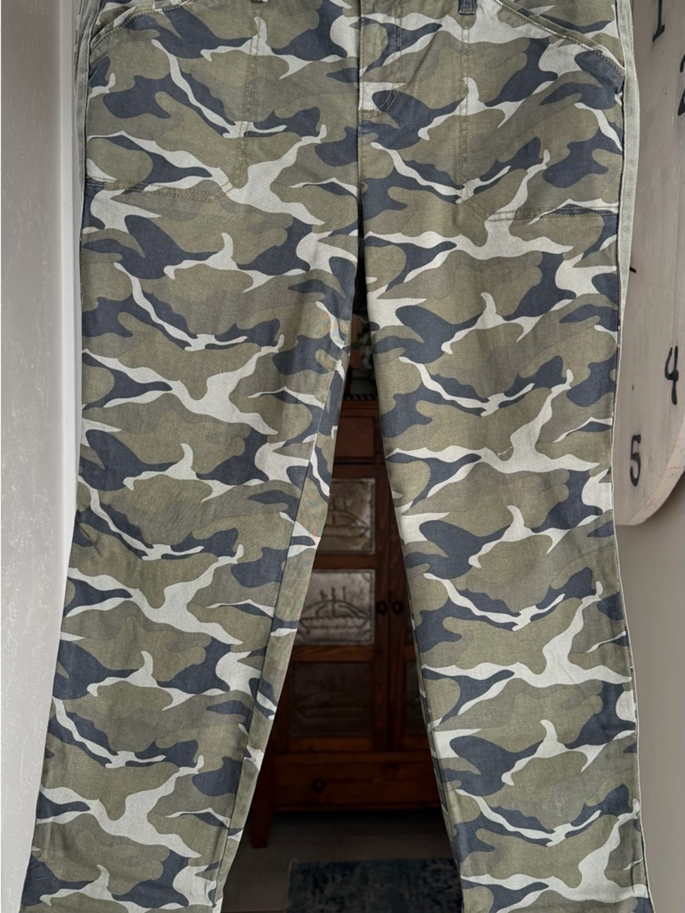 torrid Olive & Black Camo Straight Leg Pants